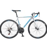 EUROBIKE XC580 Gravel Road Bike, 21-Speed 700C Racing Bicycle, 54cm Steel Frame, Disc Brake, 3 Colors