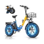 Bozin MN-20 Electric Bike for Adults - Powerful 1000W Motor, 40-50 Mile Range, 7-Speed Ebike with Fat Tires